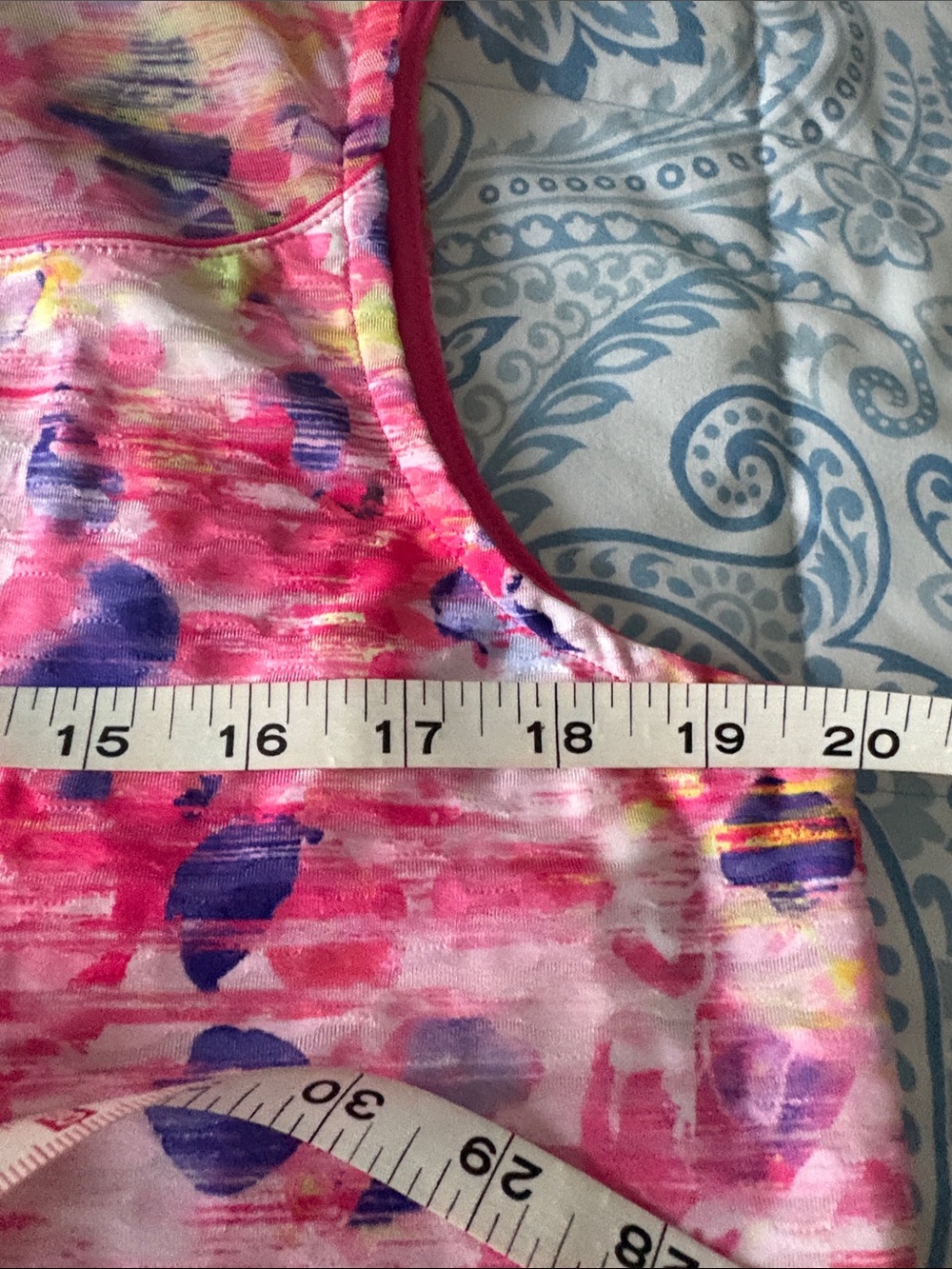 EP Pro Pink Multi-Color Sleeveless Golf Shirt. Large⛳️ EUC - Picture 4 of 5